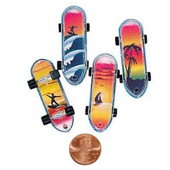 Mini Tropical Skateboards Small Toy