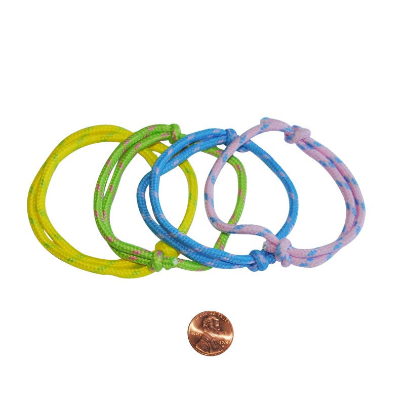 Nylon Pastel Friendship Rope Bracelets 