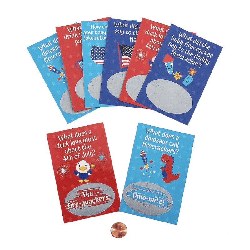 patriotic jokes scratch off cards