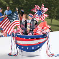 Thumbnail for patriotic pinwheel in table decoration