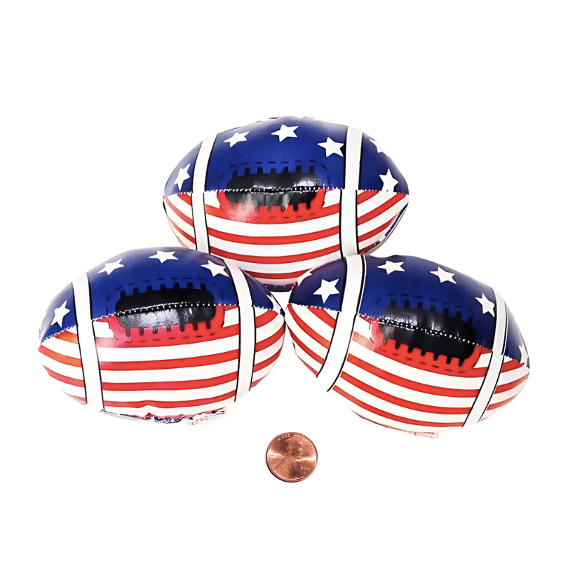 patriotic small foam footballs