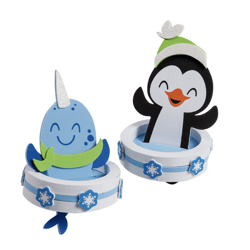 penguin narwhal floating craft kits