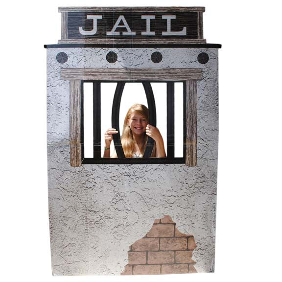 Cardboard Jail Prop