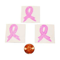 Thumbnail for pink ribbon glitter tattoos 