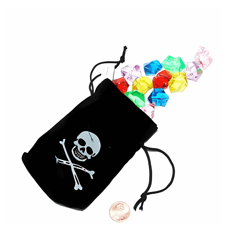 pirate bags with jewels