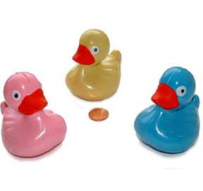 Multi Colored Floating Ducks for Carnival Games