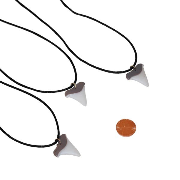 Plastic Shark Tooth Necklaces