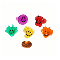 Thumbnail for plastic smile face rings