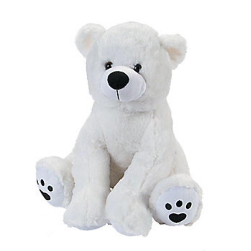 Plush White Polar Bear Stuffed Animal Toy