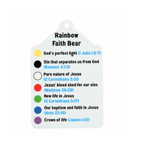 Thumbnail for rainbow faith bear card