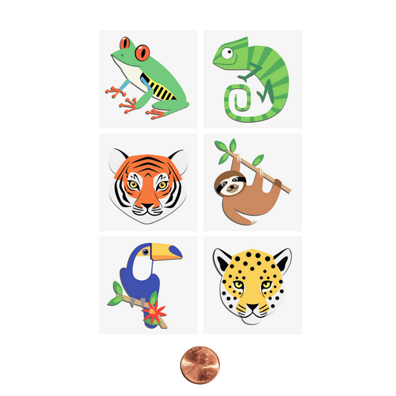 rainforest kiddie tattoos