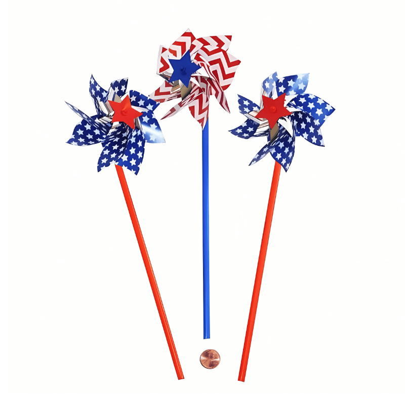 red white blue pinwheels bulk