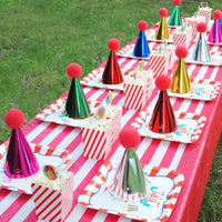 Thumbnail for red white carnival tablecloth decoration