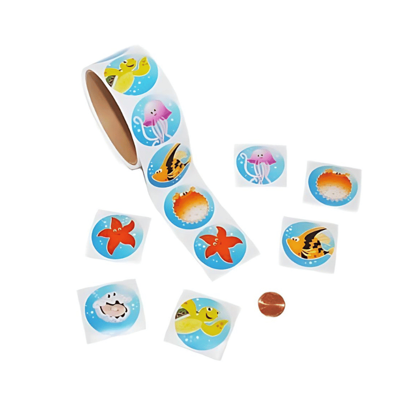 sealife sticker roll