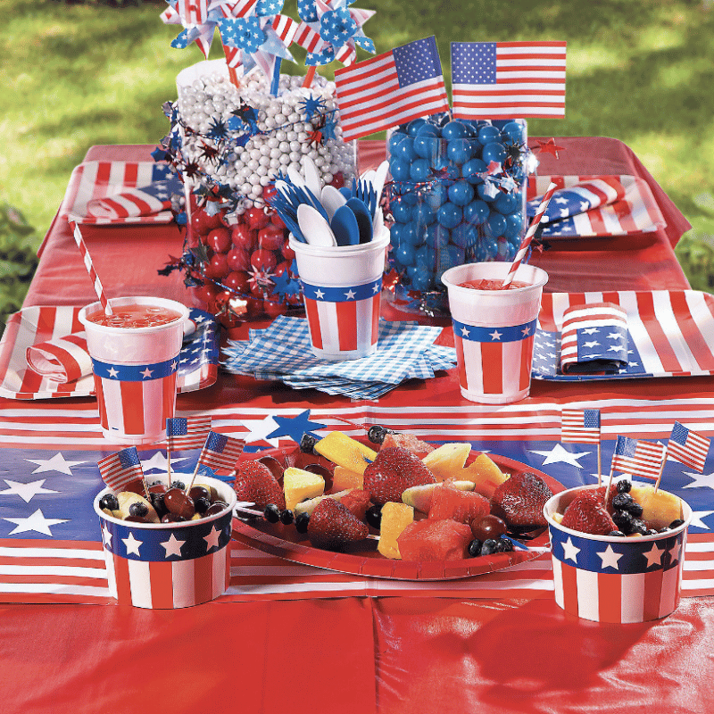 small bulk american flags decor