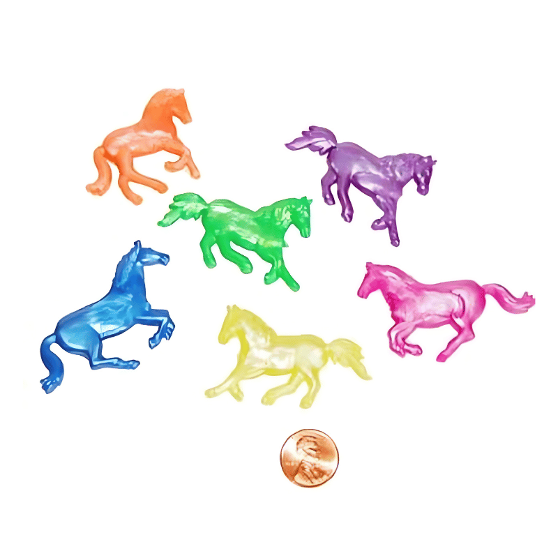 small toy horses