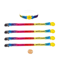 Thumbnail for smile jesus loves you bracelet