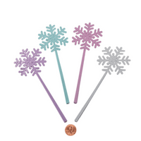 Thumbnail for snowflake plastic wands