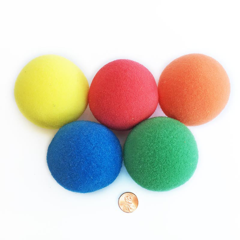 Multi-colored Sponge Balls - carnival supply