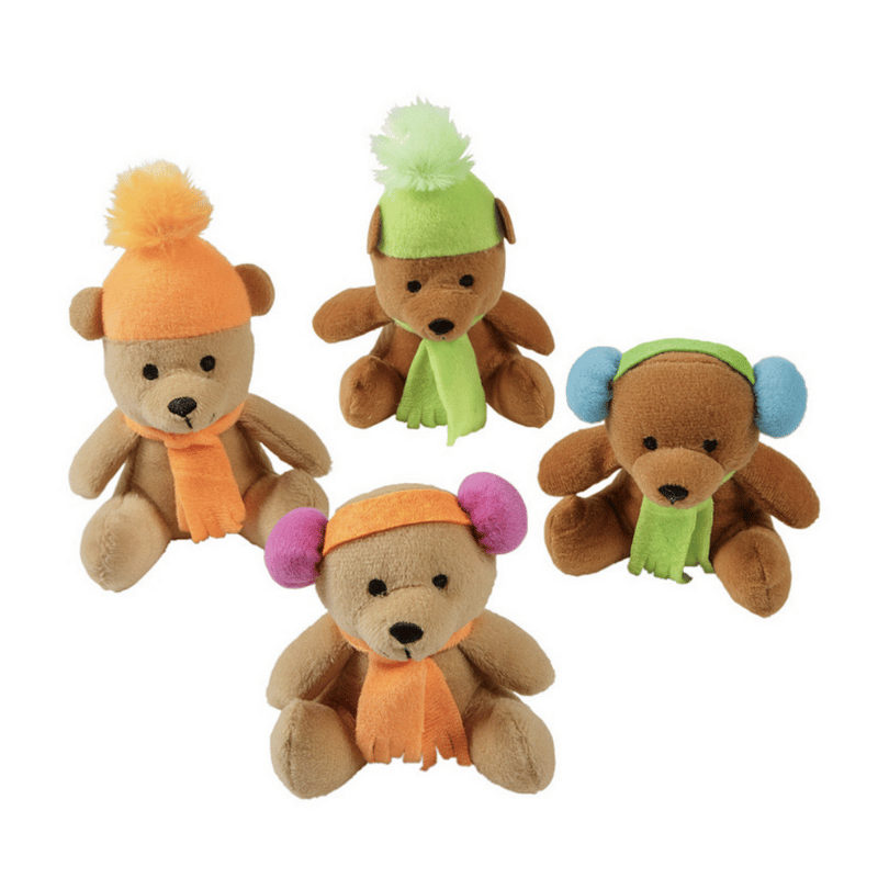 stuffed animal winter bears bulk