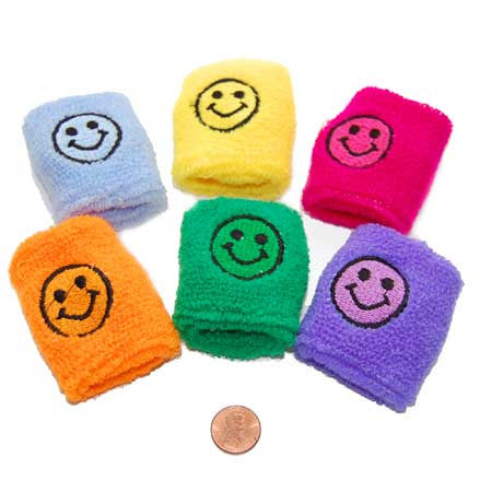 terry cloth wrist bands bulk for kids