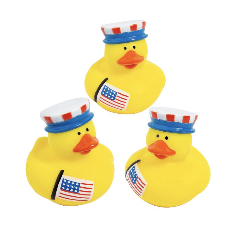 vinyl patriotic rubber ducks bulk