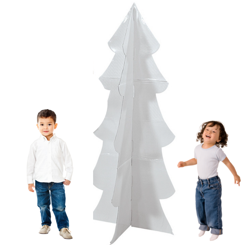 Cardboard Christmas Tree - Can be used as Holiday Lollipop Tree