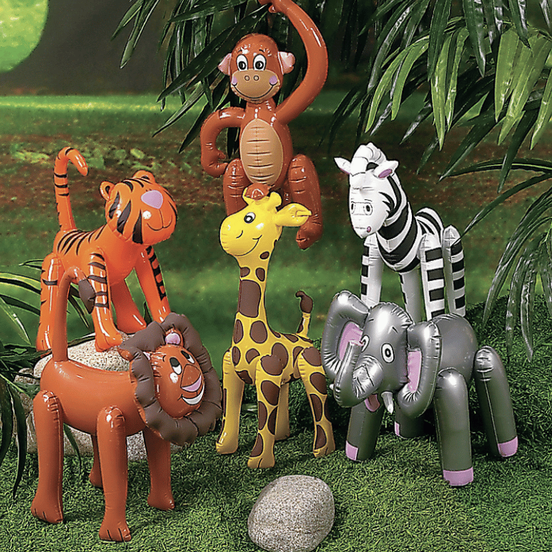 zoo animal inflatable toys