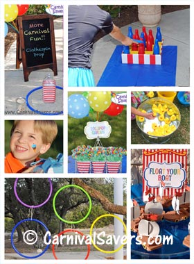 FREE Carnival Game Ideas - Carnival Activity Booth Ideas Too!